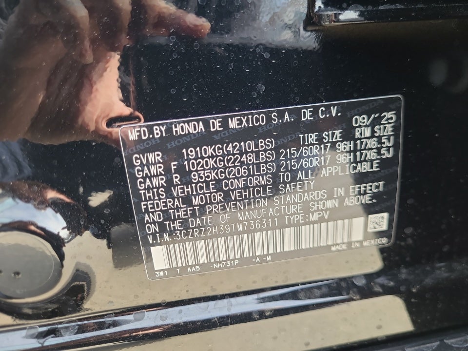 2026 Honda HR-V AWD LX