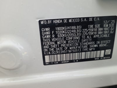 2026 Honda HR-V AWD Sport