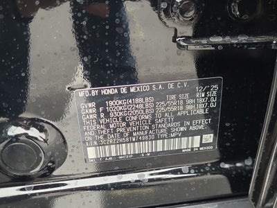 2026 Honda HR-V AWD Sport