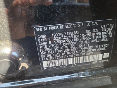 2026 Honda HR-V AWD EX-L