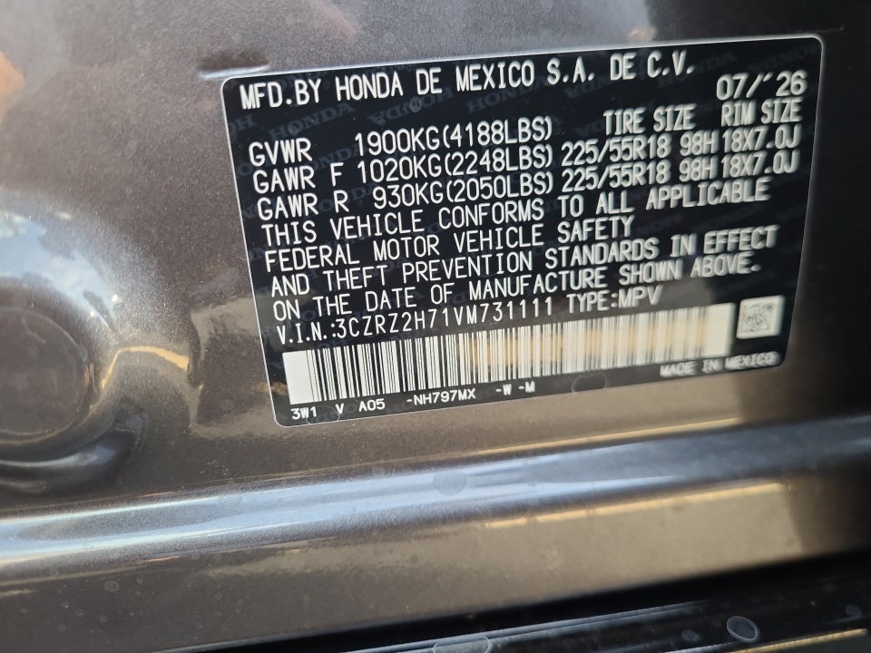 2027 Honda HR-V EX-L