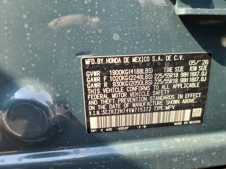 2027 Honda HR-V EX-L