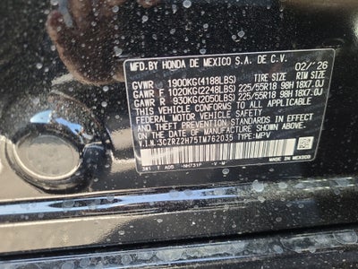 2026 Honda HR-V AWD EX-L