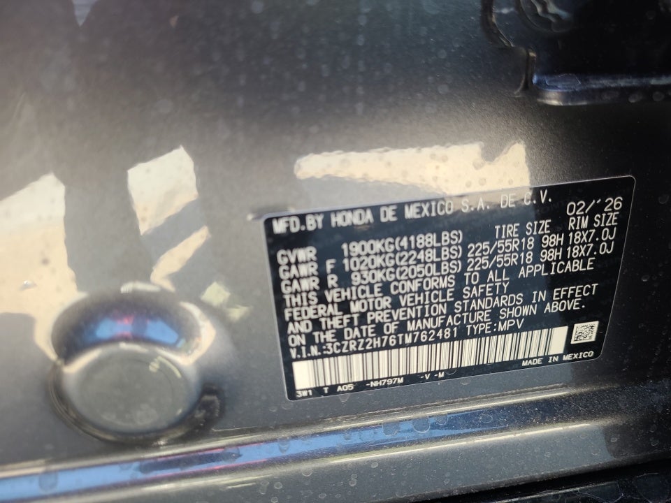 2026 Honda HR-V AWD EX-L