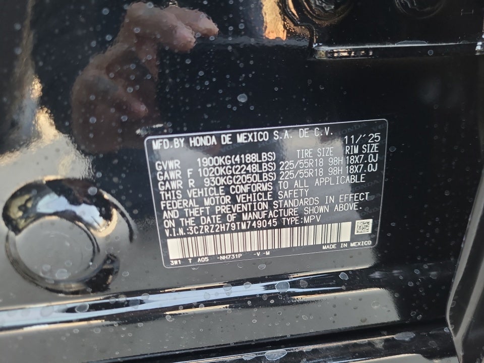 2026 Honda HR-V AWD EX-L