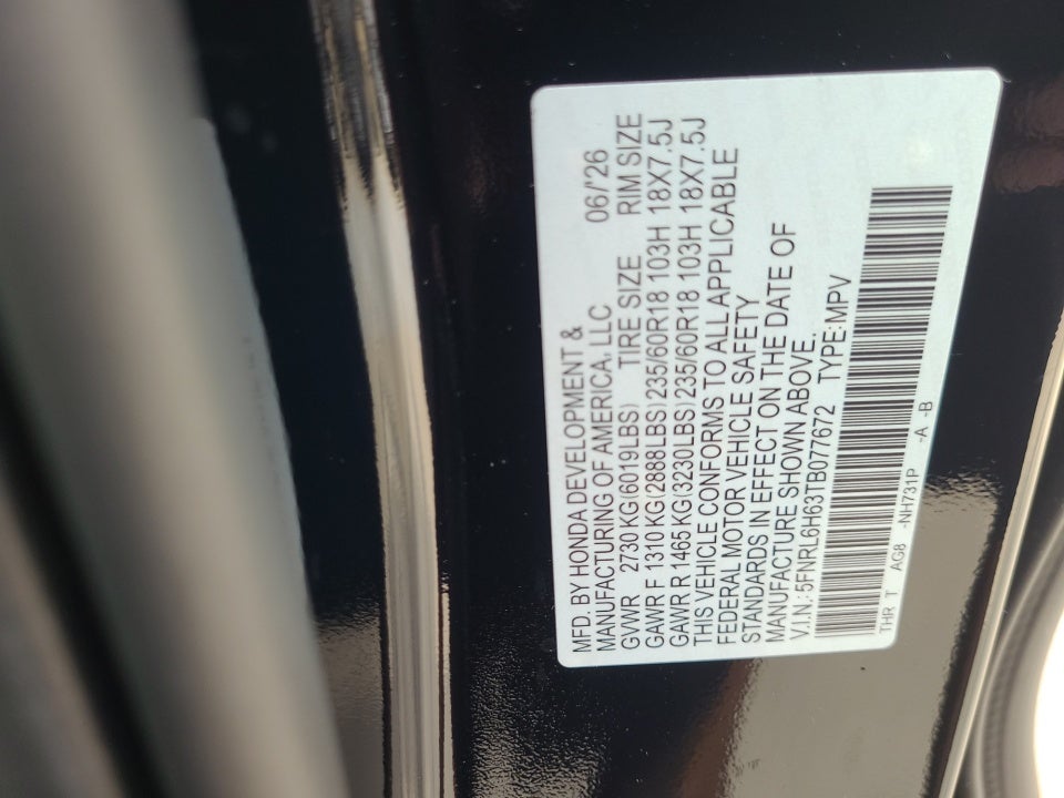 2026 Honda Odyssey EX-L