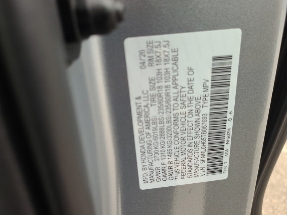 2026 Honda Odyssey EX-L