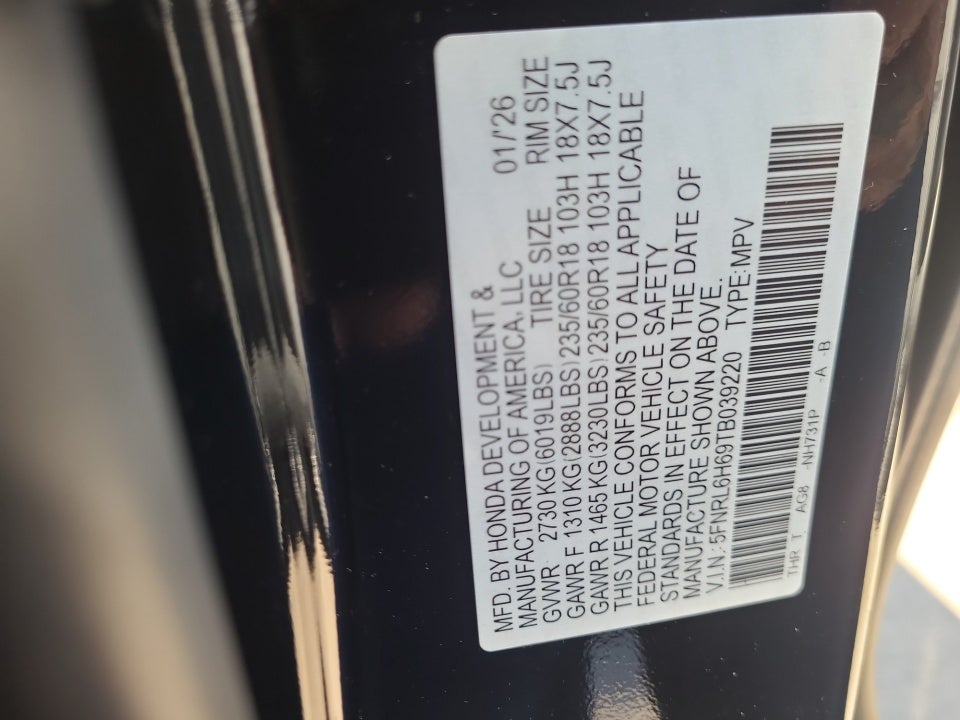 2026 Honda Odyssey EX-L