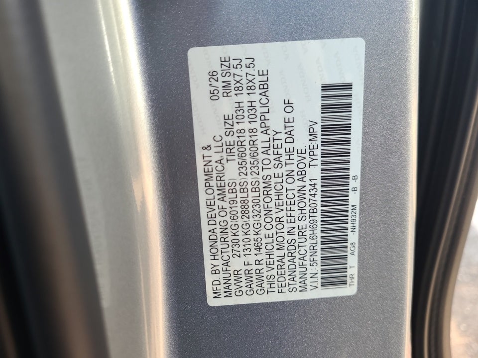 2026 Honda Odyssey EX-L