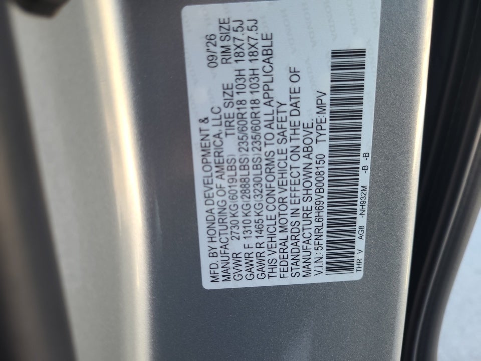 2027 Honda Odyssey EX-L
