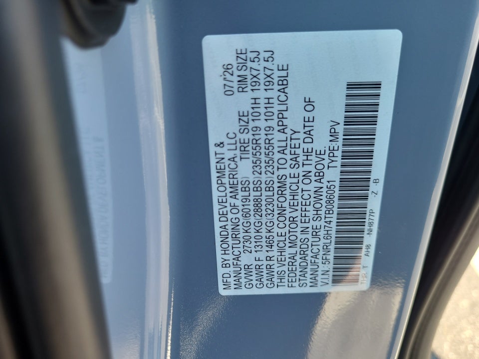 2026 Honda Odyssey Sport-L