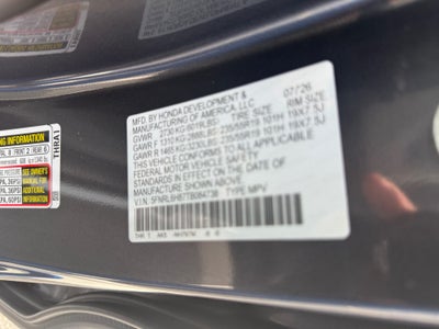 2026 Honda Odyssey Touring