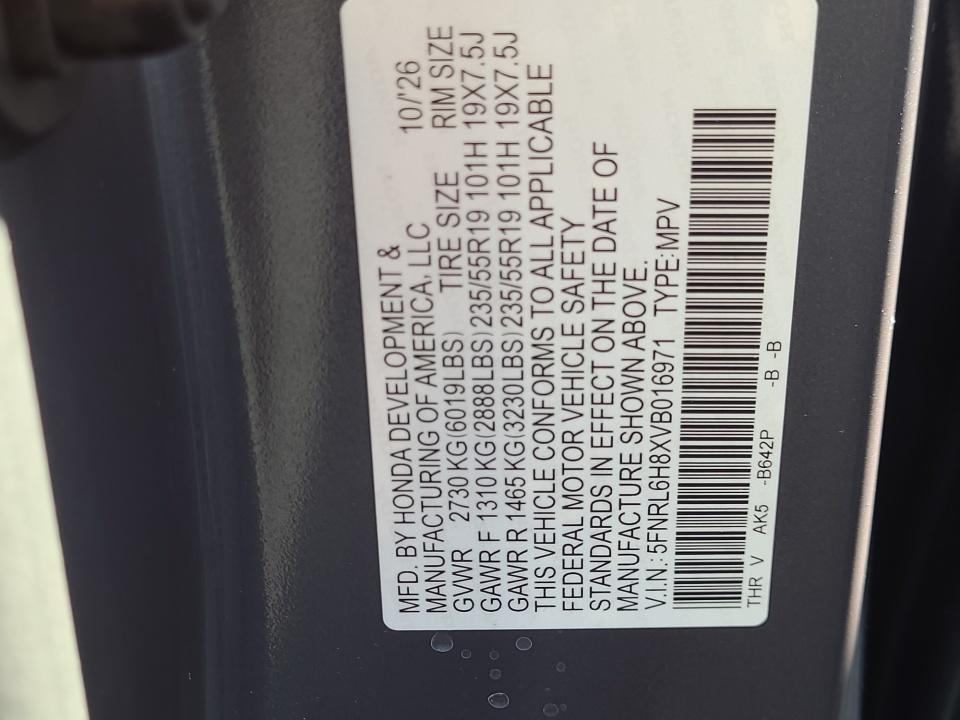 2027 Honda Odyssey Touring