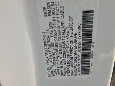 2026 Honda Odyssey Elite