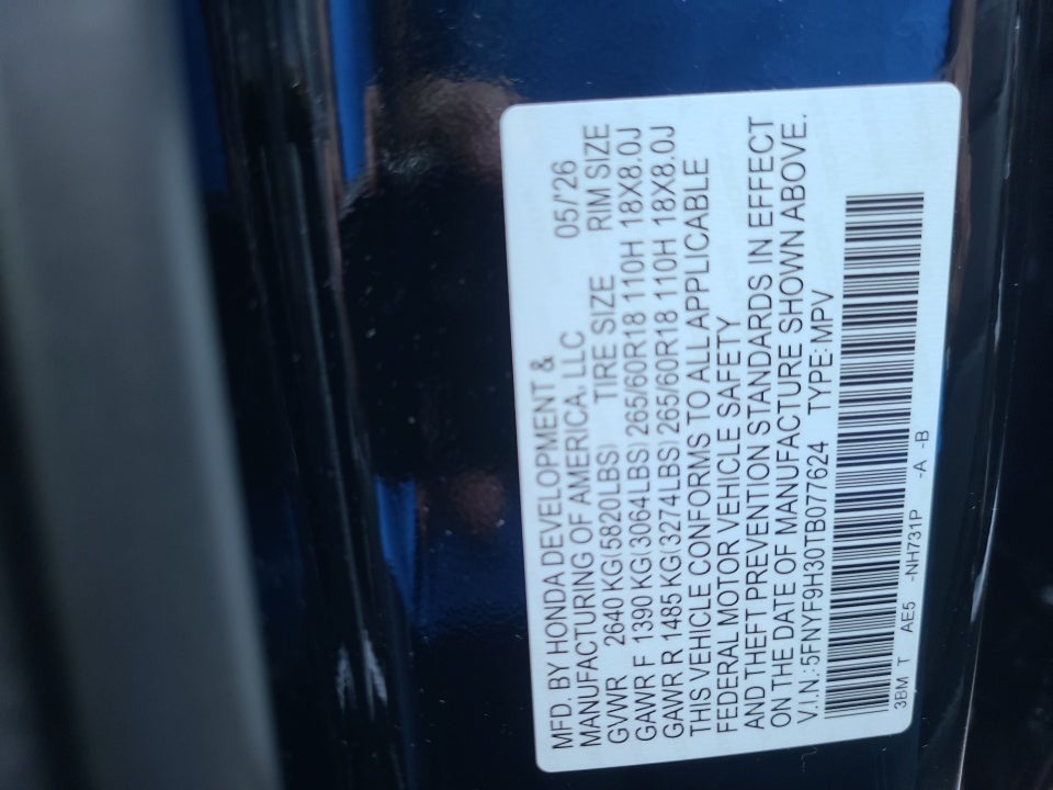 2026 Honda Passport RTL