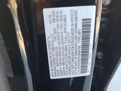 2026 Honda Passport AWD RTL