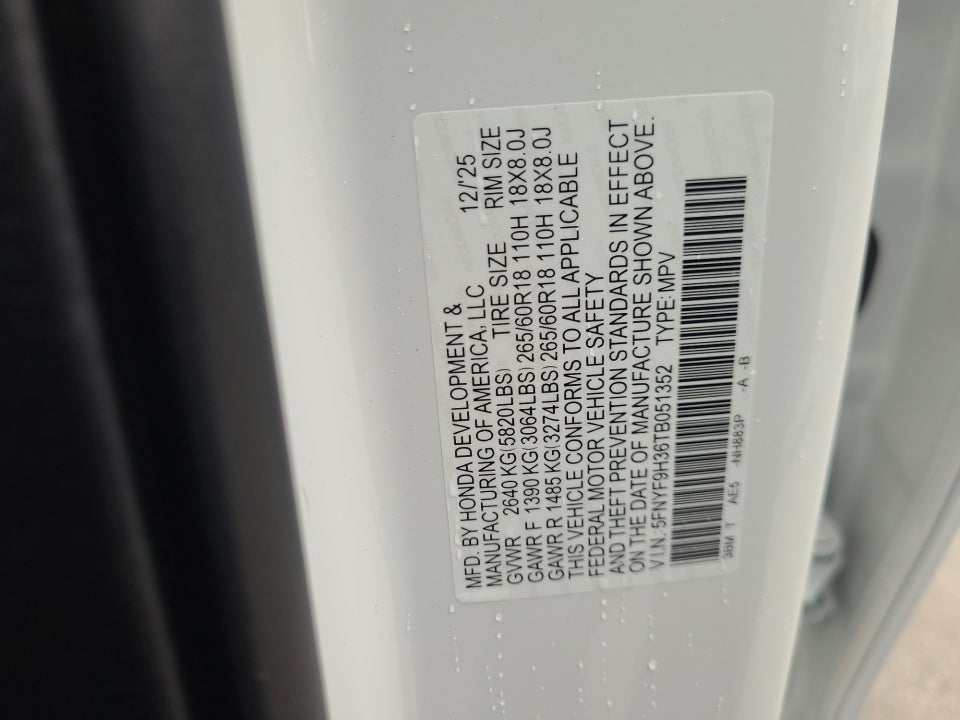 2026 Honda Passport AWD RTL