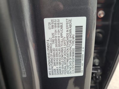 2026 Honda Passport RTL
