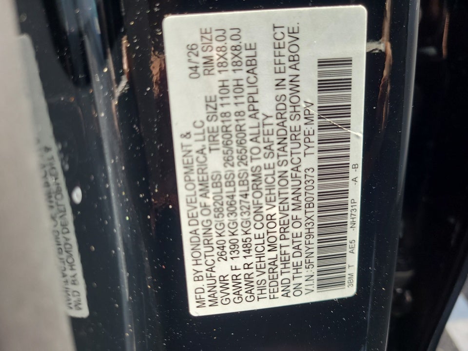 2026 Honda Passport AWD RTL