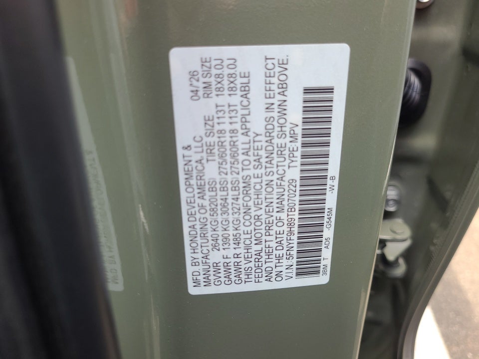 2026 Honda Passport AWD TrailSport Elite