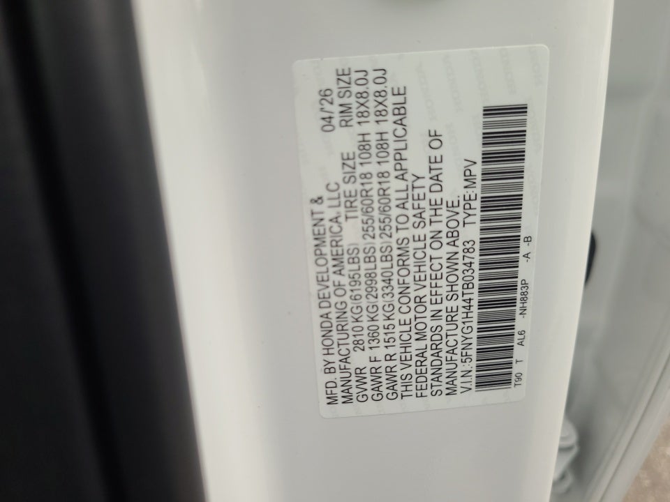 2026 Honda Pilot EX-L