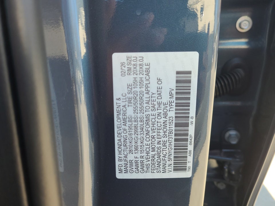 2026 Honda Pilot Touring