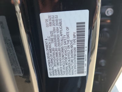 2026 Honda Pilot Touring