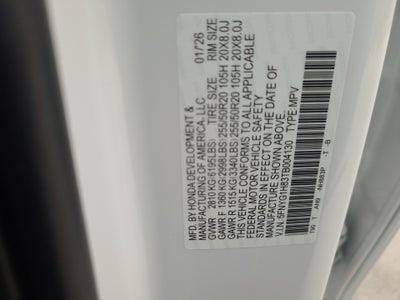 2026 Honda Pilot Elite