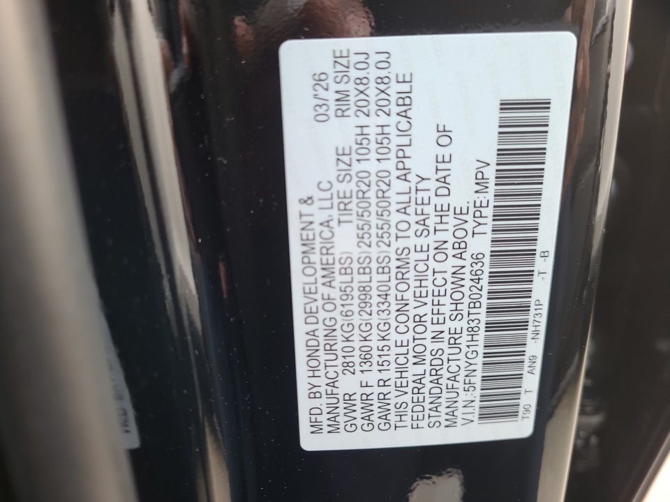 2026 Honda Pilot Elite