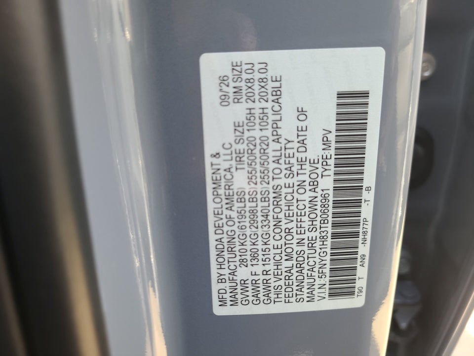 2026 Honda Pilot Elite