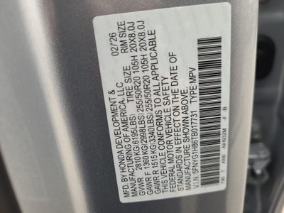 2026 Honda Pilot Elite