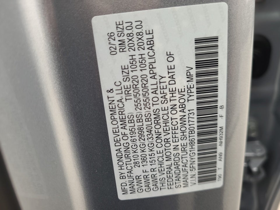 2026 Honda Pilot Elite