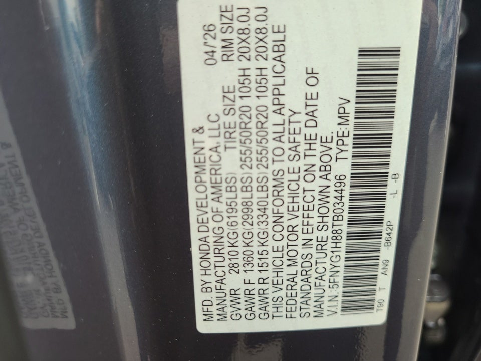 2026 Honda Pilot Elite