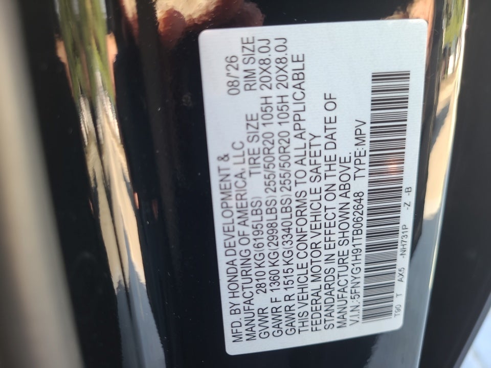 2026 Honda Pilot Black Edition