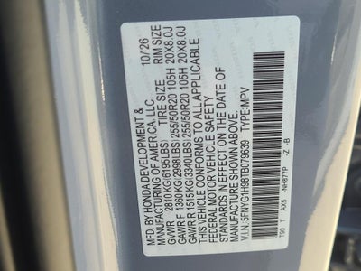 2026 Honda Pilot Black Edition
