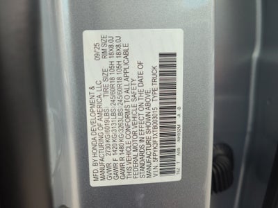 2026 Honda Ridgeline Sport