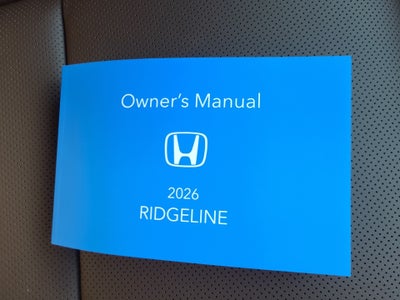 2026 Honda Ridgeline RTL