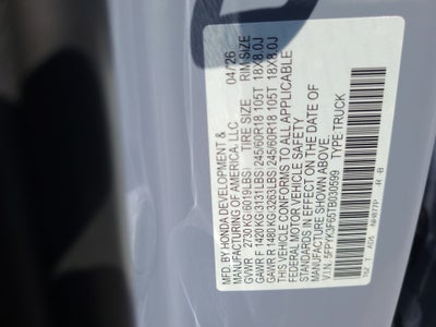 2026 Honda Ridgeline TrailSport