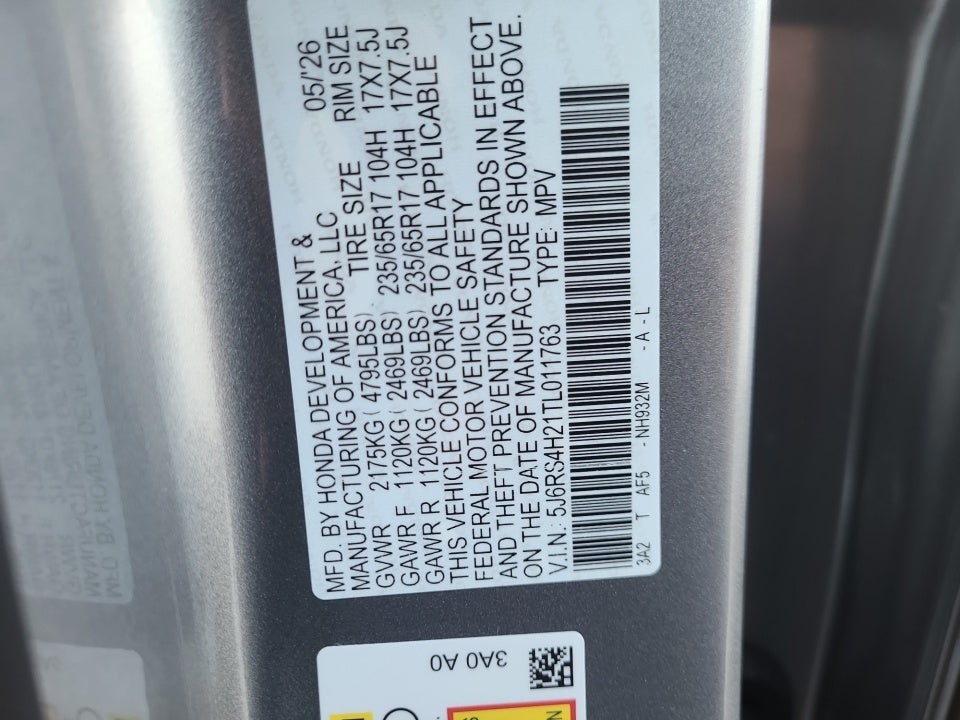 2026 Honda CR-V LX AWD