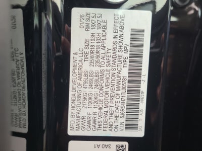 2026 Honda CR-V EX-L AWD