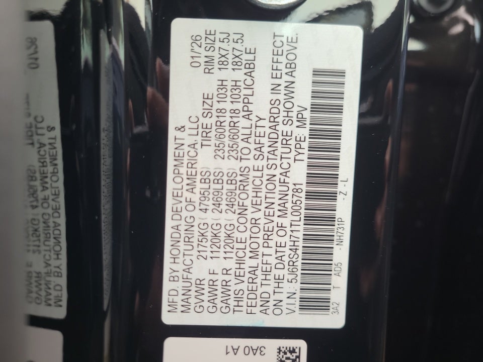 2026 Honda CR-V EX-L AWD