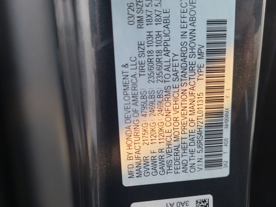 2026 Honda CR-V EX-L AWD