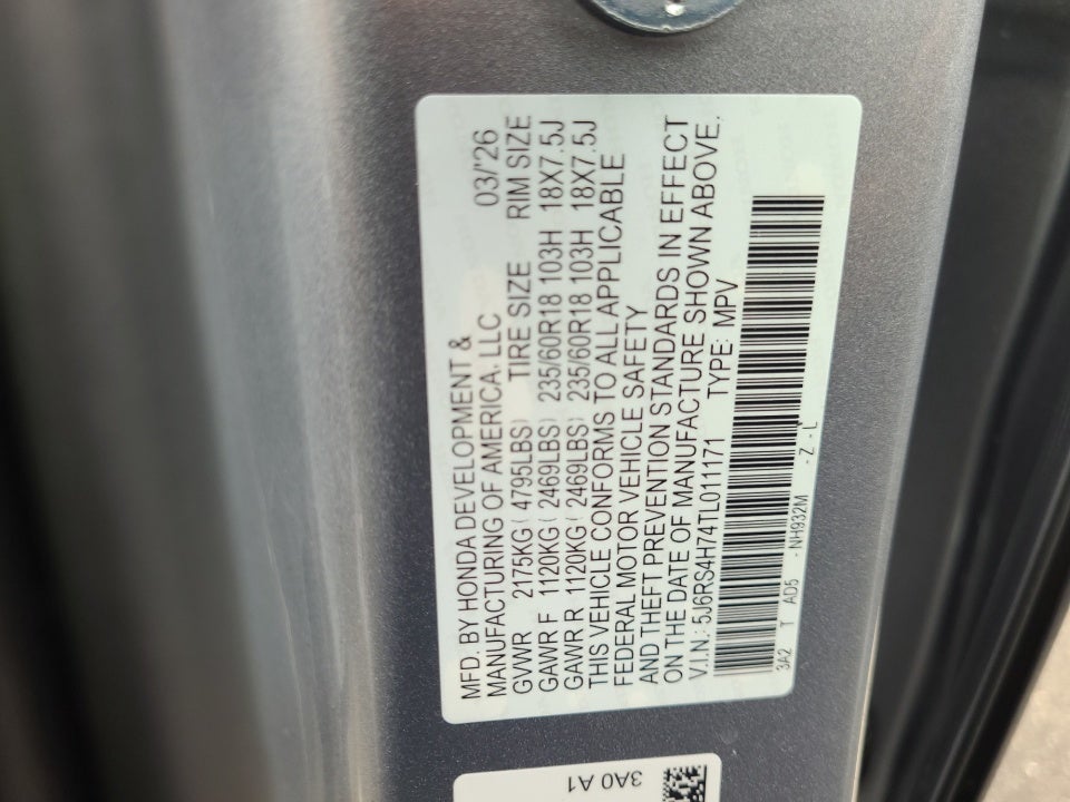 2026 Honda CR-V EX-L AWD