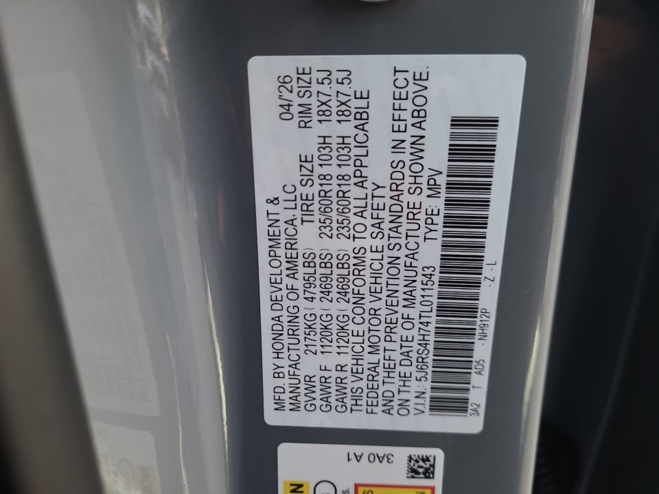 2026 Honda CR-V EX-L AWD