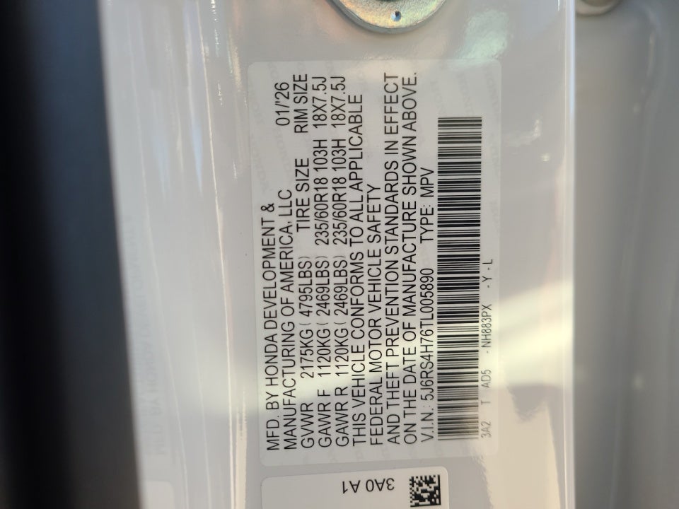 2026 Honda CR-V EX-L AWD