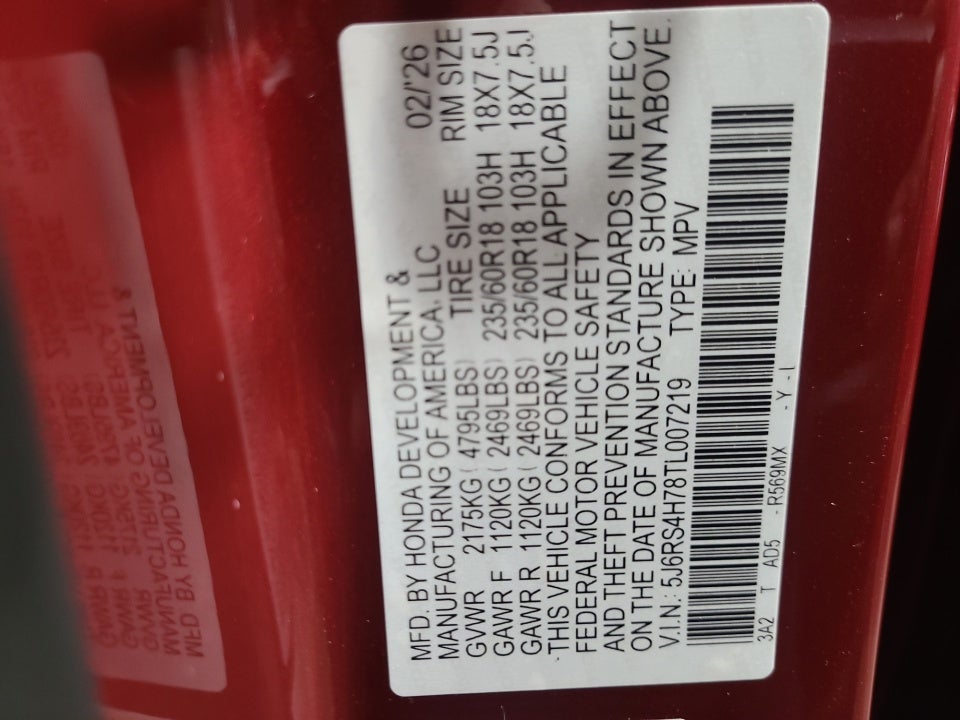 2026 Honda CR-V EX-L AWD