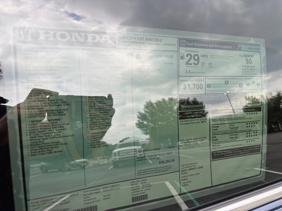 2026 Honda CR-V EX-L