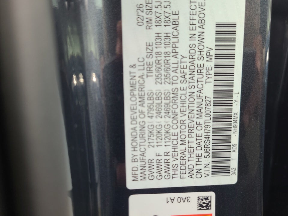 2026 Honda CR-V EX-L AWD