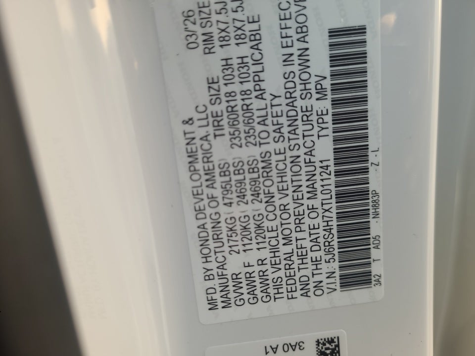 2026 Honda CR-V EX-L AWD