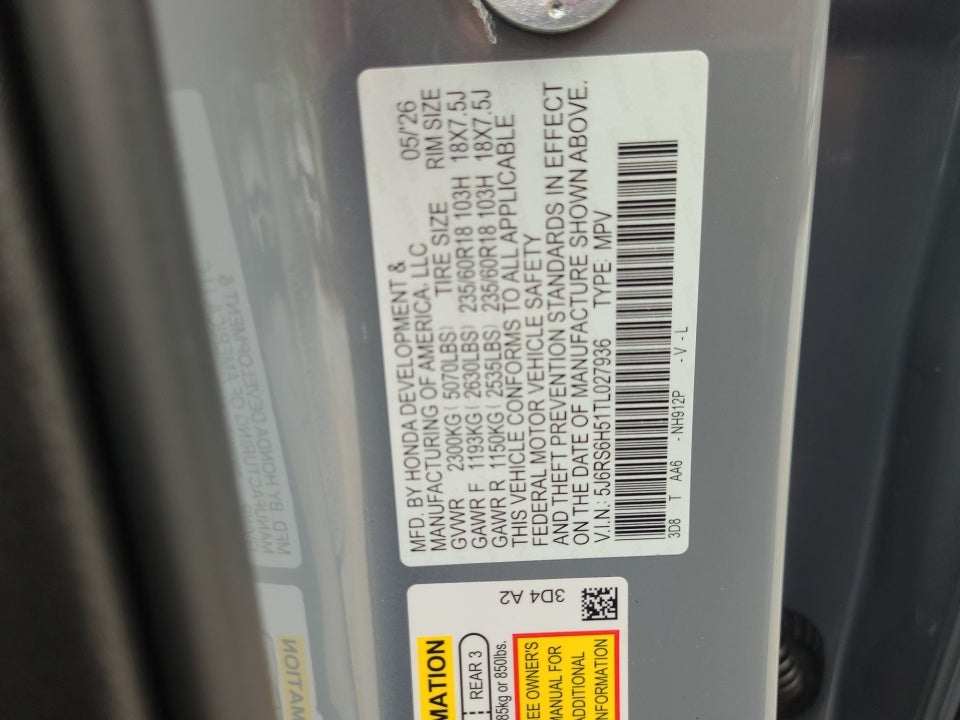 2026 Honda CR-V Hybrid Sport
